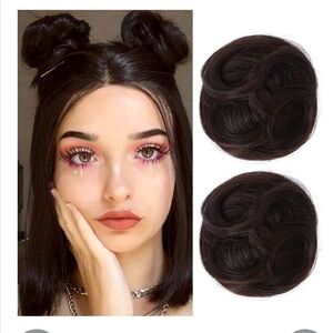 Echo Dark Brown Hair Buns